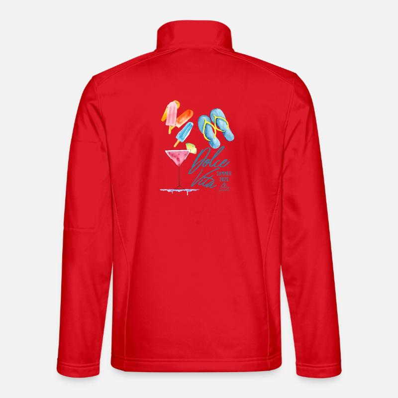 Dolce Vita Summer 2026 - Unisex Softshell Jacket - red