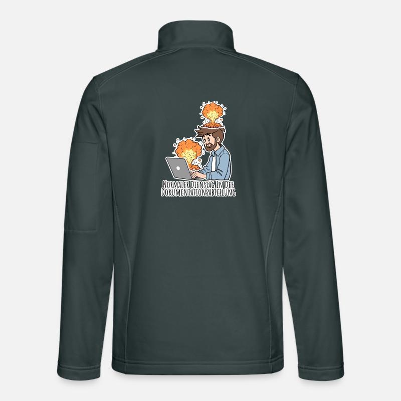 Complete chaos? Normal Tuesday in the documentary! Unisex Softshell Jacket