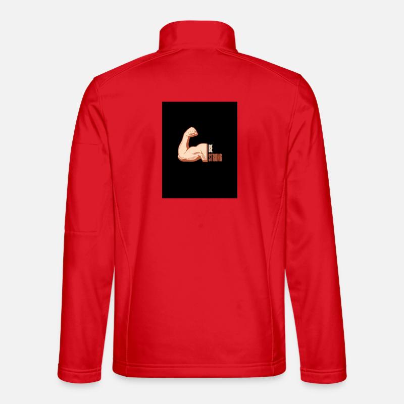 Be Strong - Unisex Softshell Jacket - red