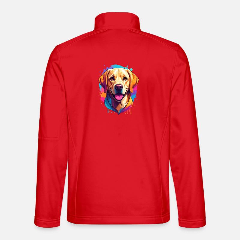 Labrador Retriever Unisex Softshell Jacket