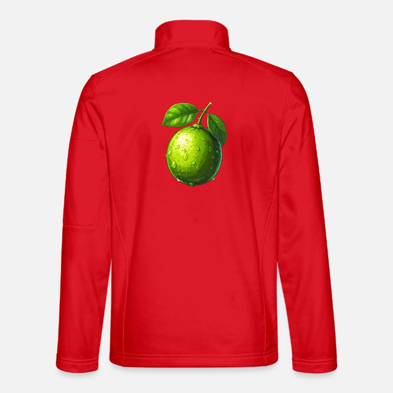 Lime - Unisex Softshell Jacket - red