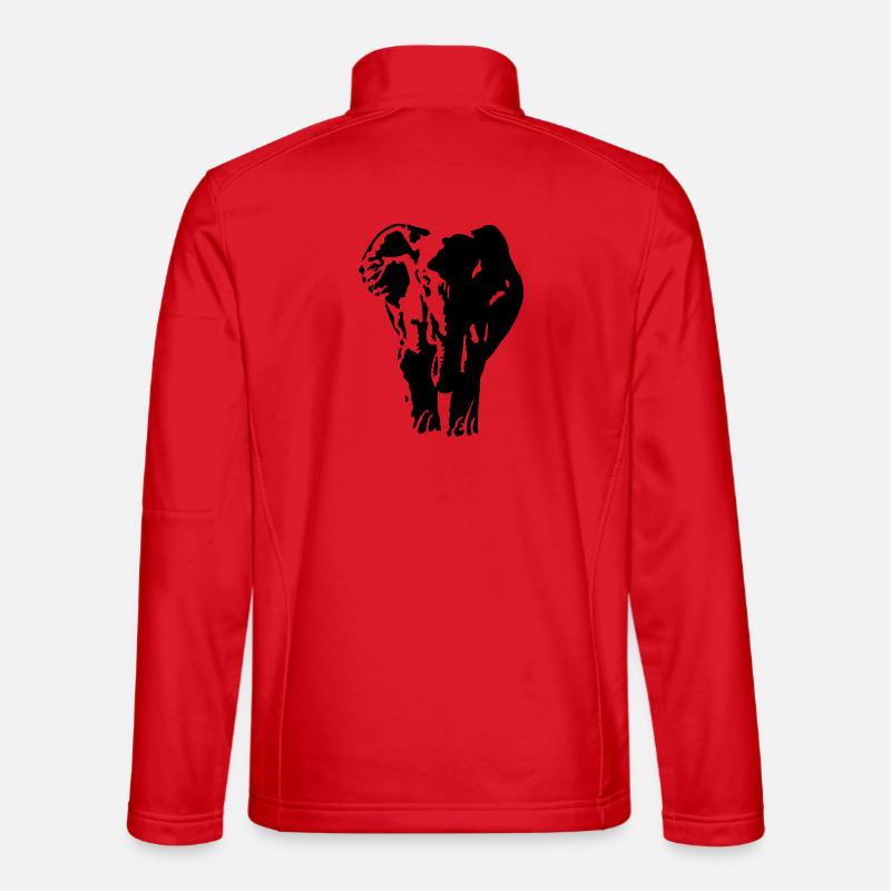 Elefant Unisex Softshelljacke