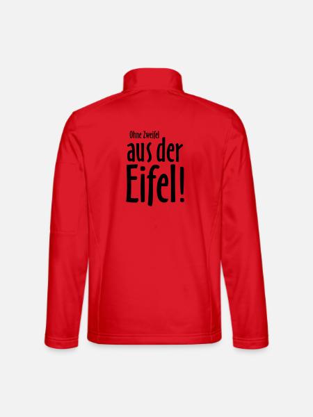 Ohne Zweifel aus der Eifel - Unisex Softshelljacke - Rot