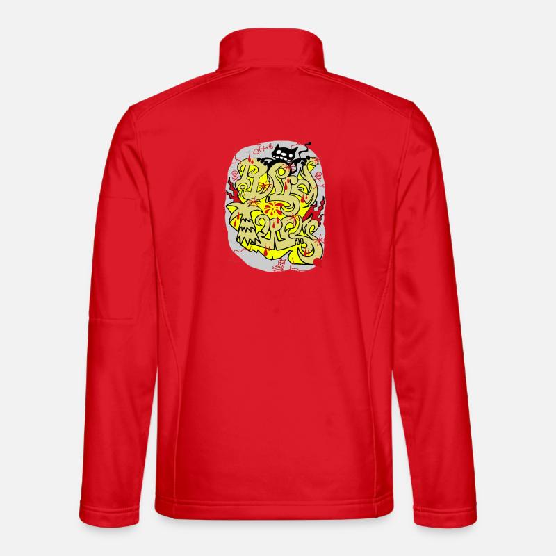 Art Urban Decay Mock-up - Unisex Softshell Jacket - red