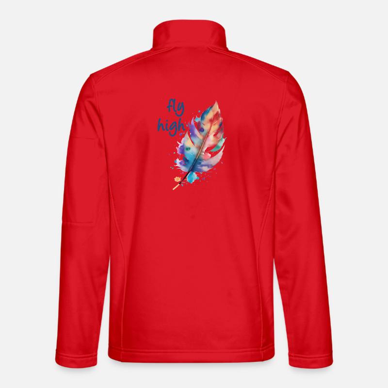 fly high - Unisex Softshell Jacket - red