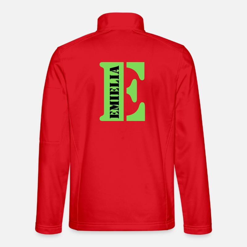 E Emielia - Unisex Softshelljacke - Rot