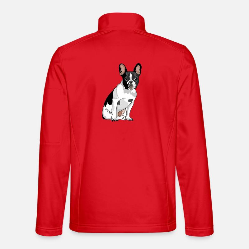 Chien Bouledogue Français Veste en tissu softshell Unisexe