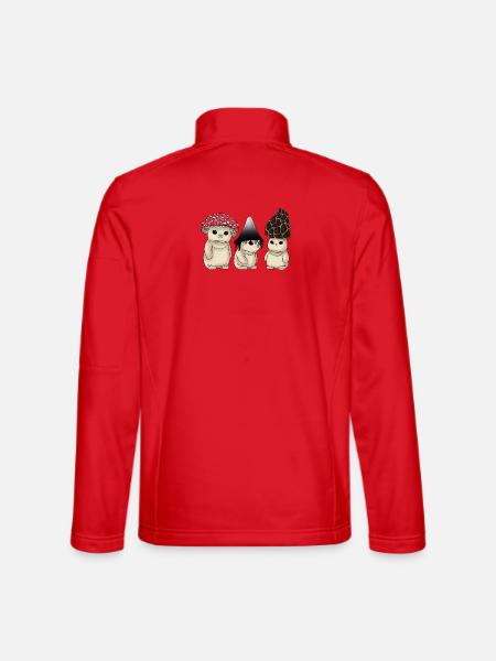 Shroom - Veste en tissu softshell Unisexe - rouge