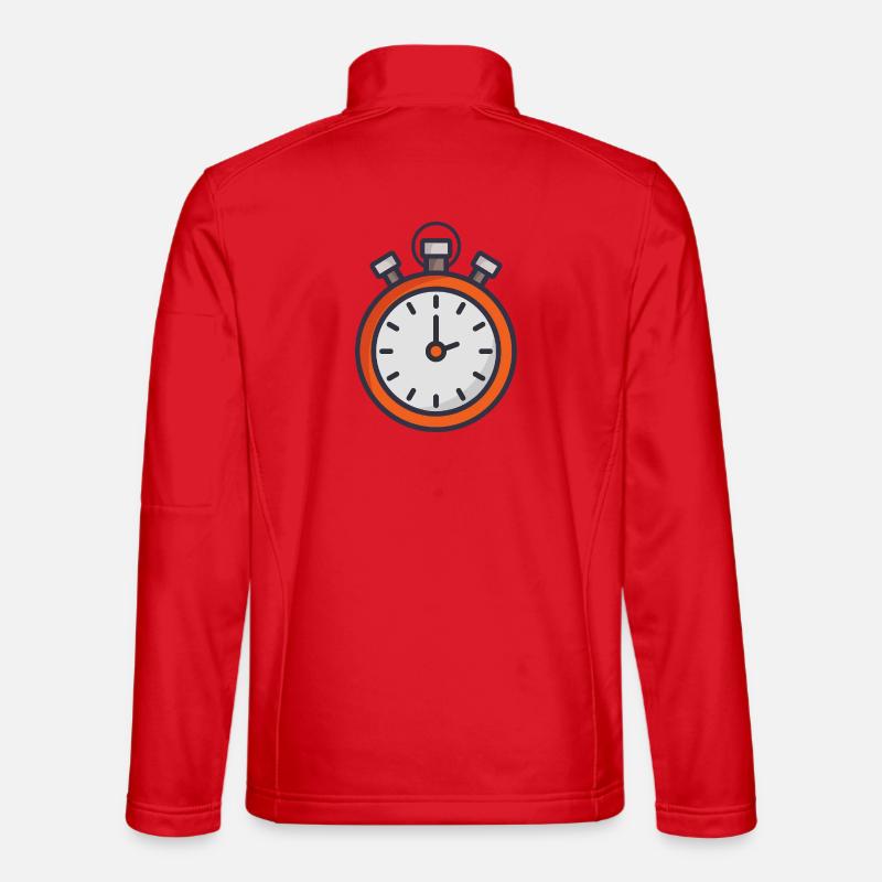 Stopwatch - Unisex Softshell Jacket - red