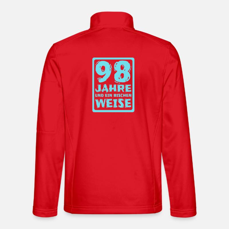 Weisheit 98 - Unisex Softshelljacke - Rot