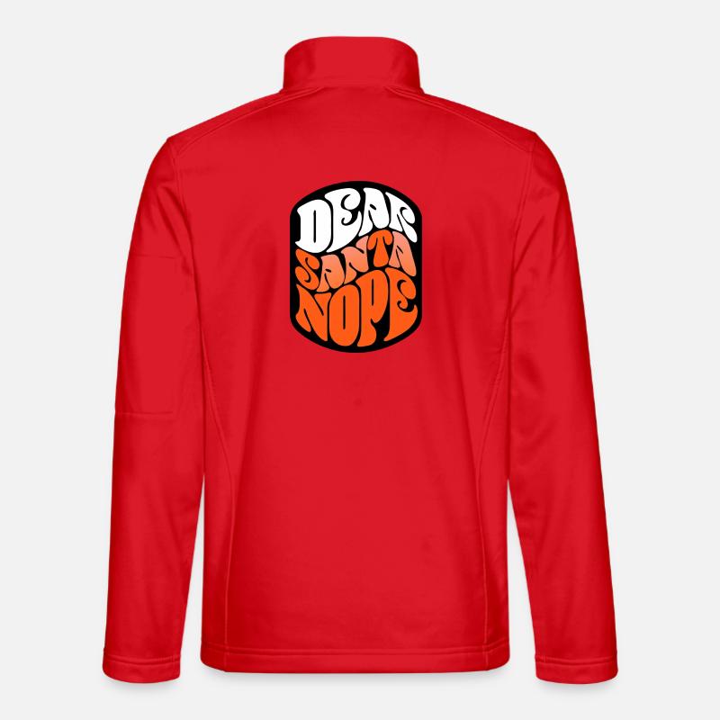 Santa Nope Psychedelic Glow Unisex Softshelljacke