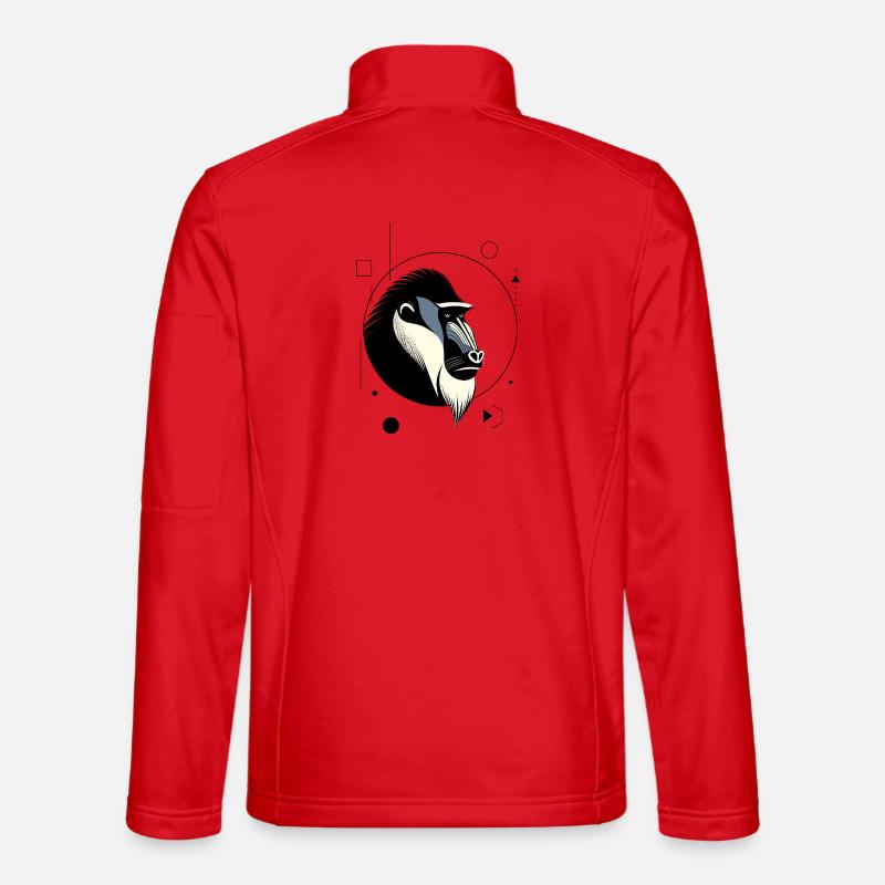Mandrill - Unisex Softshelljacke - Rot