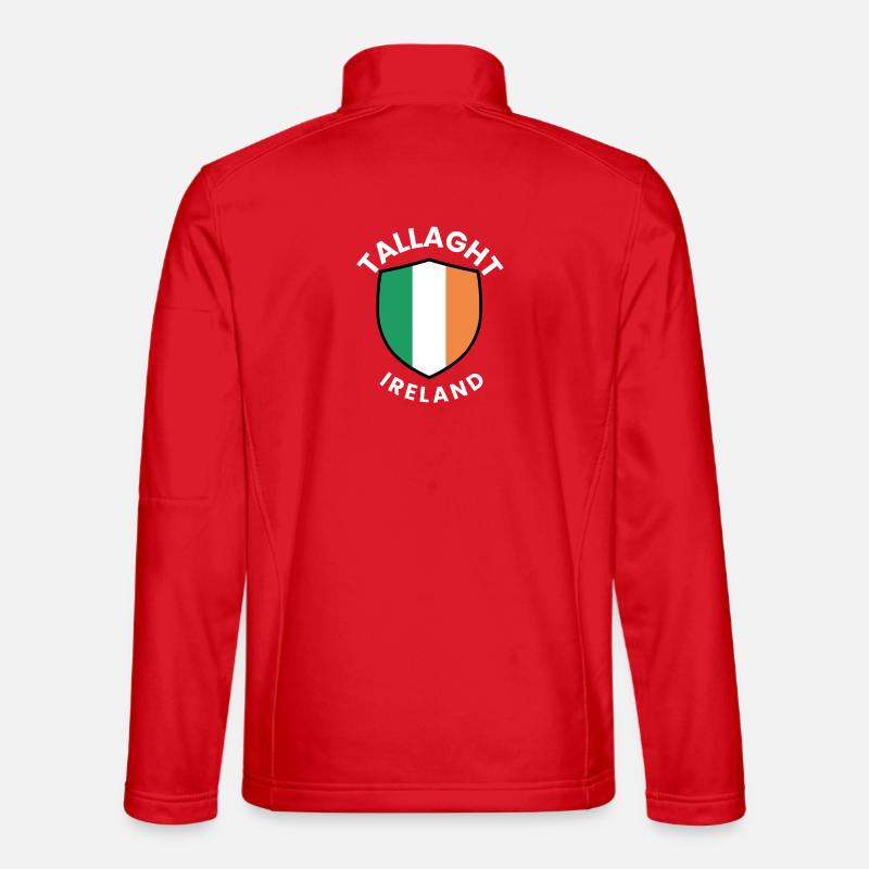 Tallaght Shield Irland-Flagge - Unisex Softshelljacke - Rot