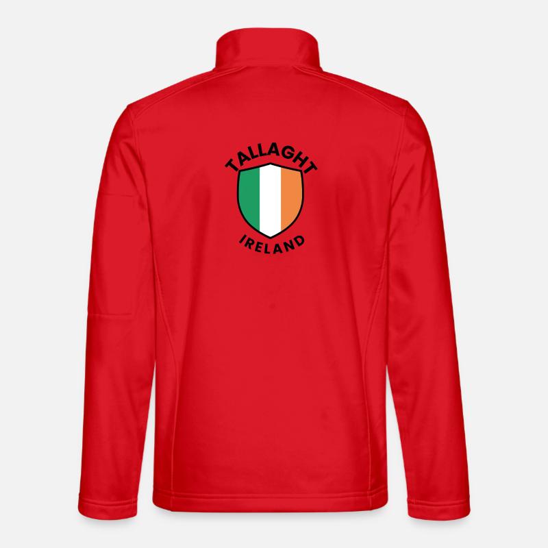 Bouclier irlandais de Tallaght - Veste en tissu softshell Unisexe - rouge