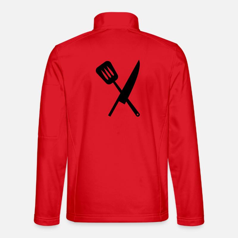 Chef - Kitchen - Cook - Unisex Softshell Jacket - red