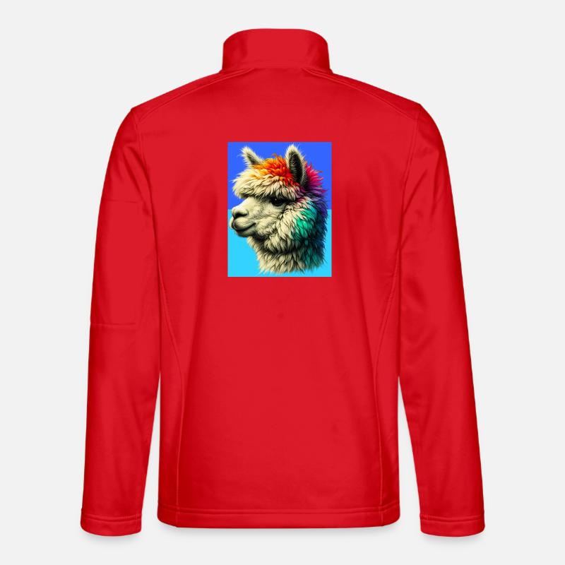 Alpaka - Unisex Softshelljacke - Rot