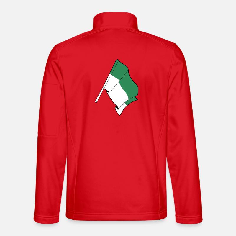 Vlieland Flag – Island Pride - Unisex Softshell Jacket - red