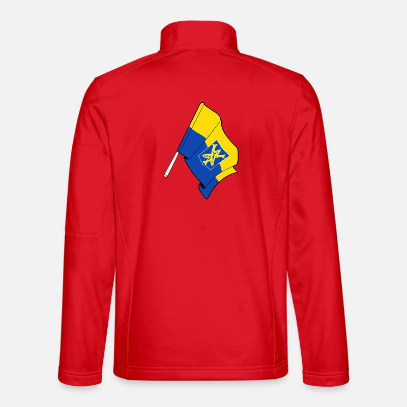 Fier de Zandvoort - Veste en tissu softshell Unisexe - rouge