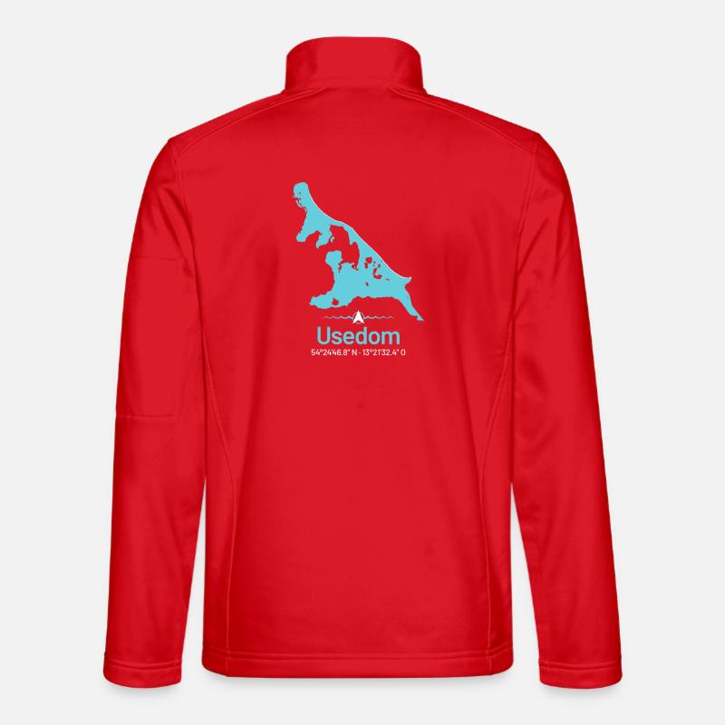 Usedom | Design map Unisex Softshell Jacket