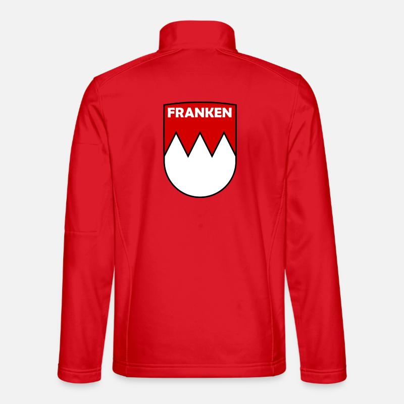 Die Franken - Unisex Softshelljacke - Rot