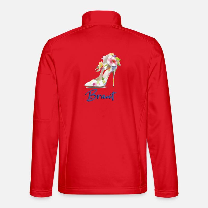 Braut - Unisex Softshelljacke - Rot