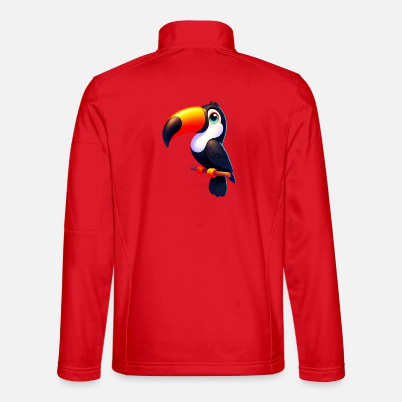 Toucan - Unisex Softshell Jacket - red