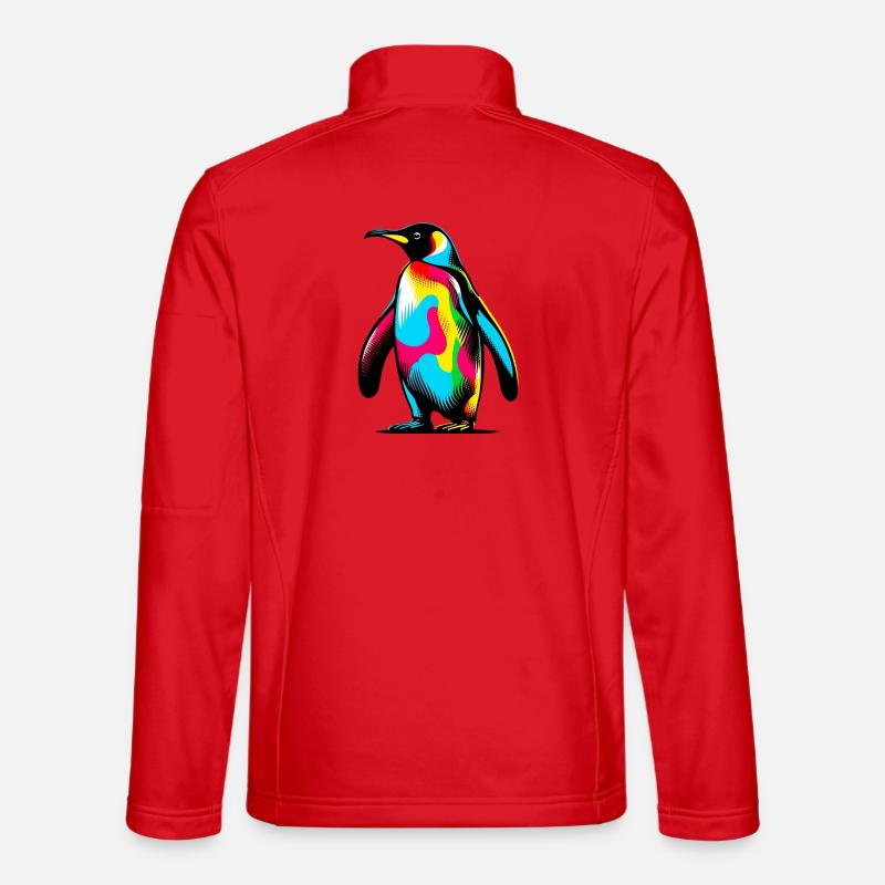 Penguin - Unisex Softshell Jacket - red