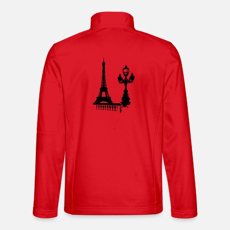Paris - Unisex Softshell Jacket - red