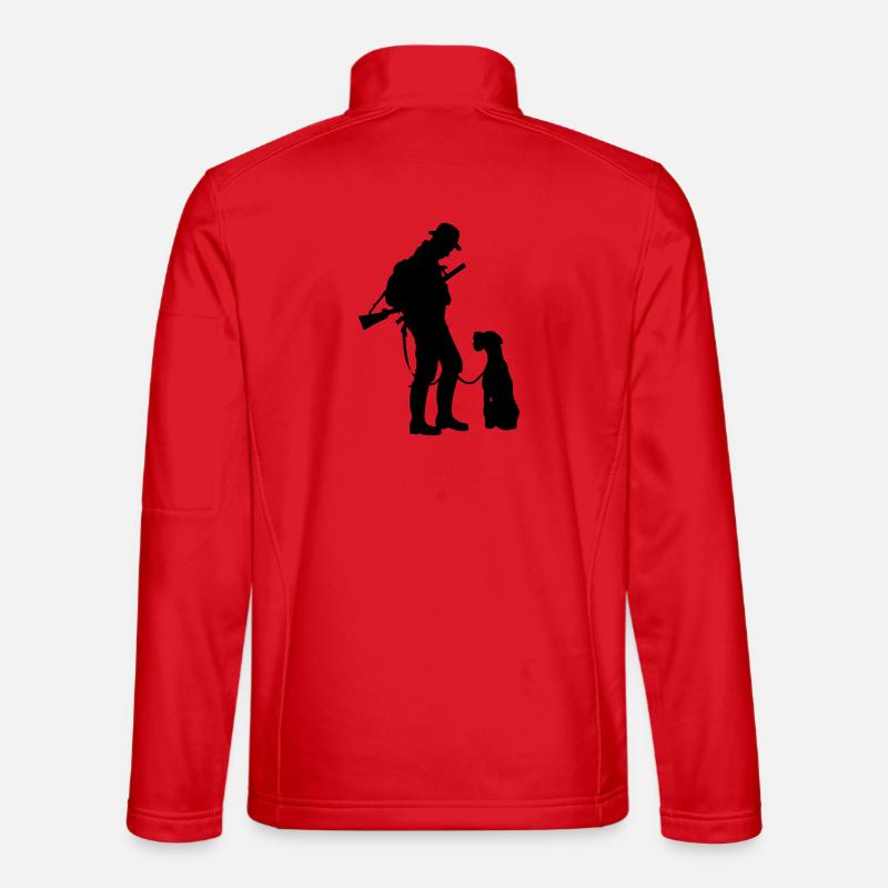 Jäger - Unisex Softshelljacke - Rot