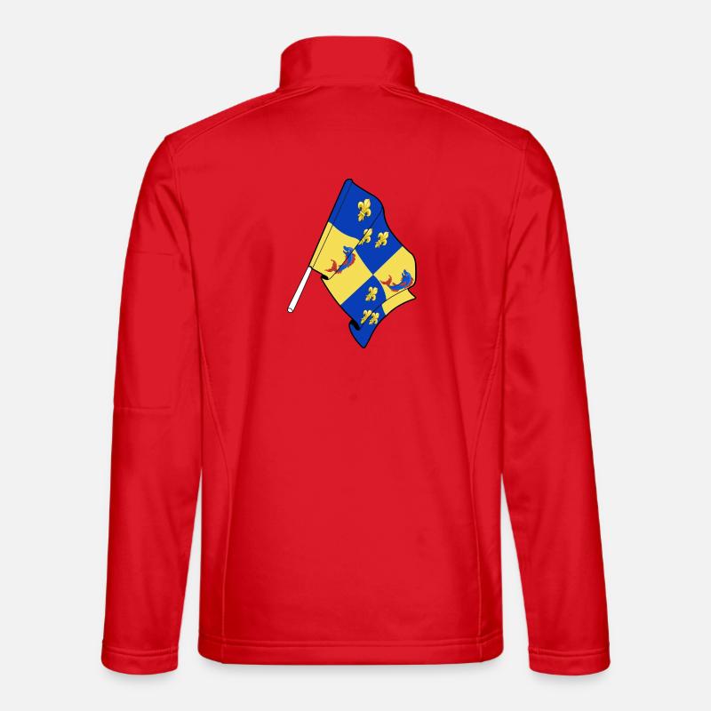 Dauphiné Flag - Unisex Softshell Jacket - red