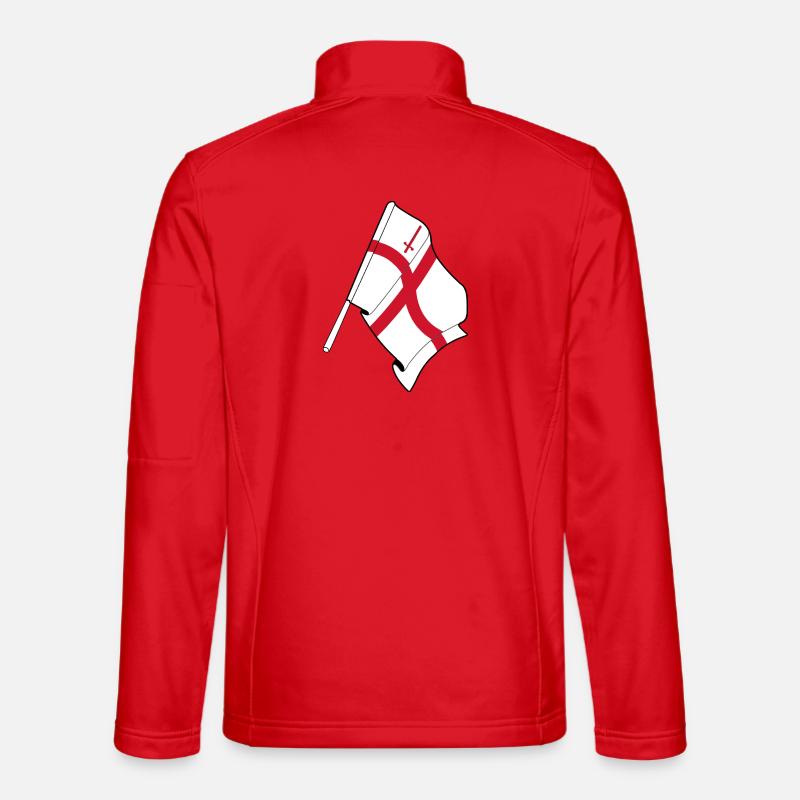 Drapeau de la ville de Londres - Veste en tissu softshell Unisexe - rouge