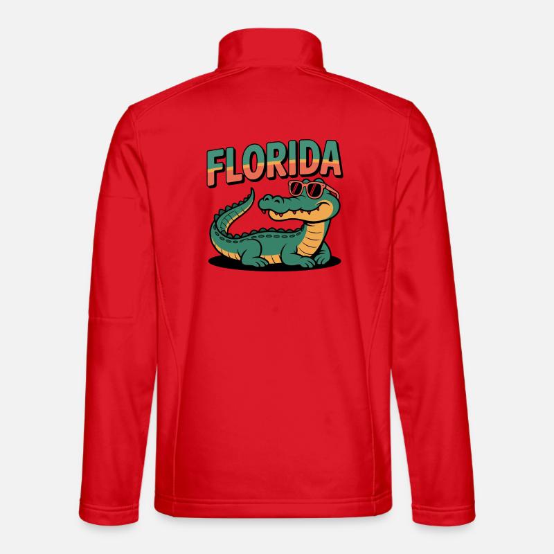 Florida Alligator Unisex Softshell Jacket