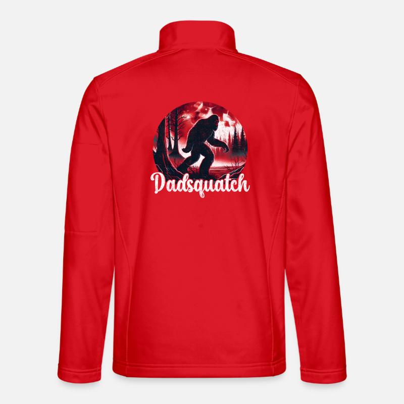 DadSquatch Waldlegende - Unisex Softshelljacke - Rot