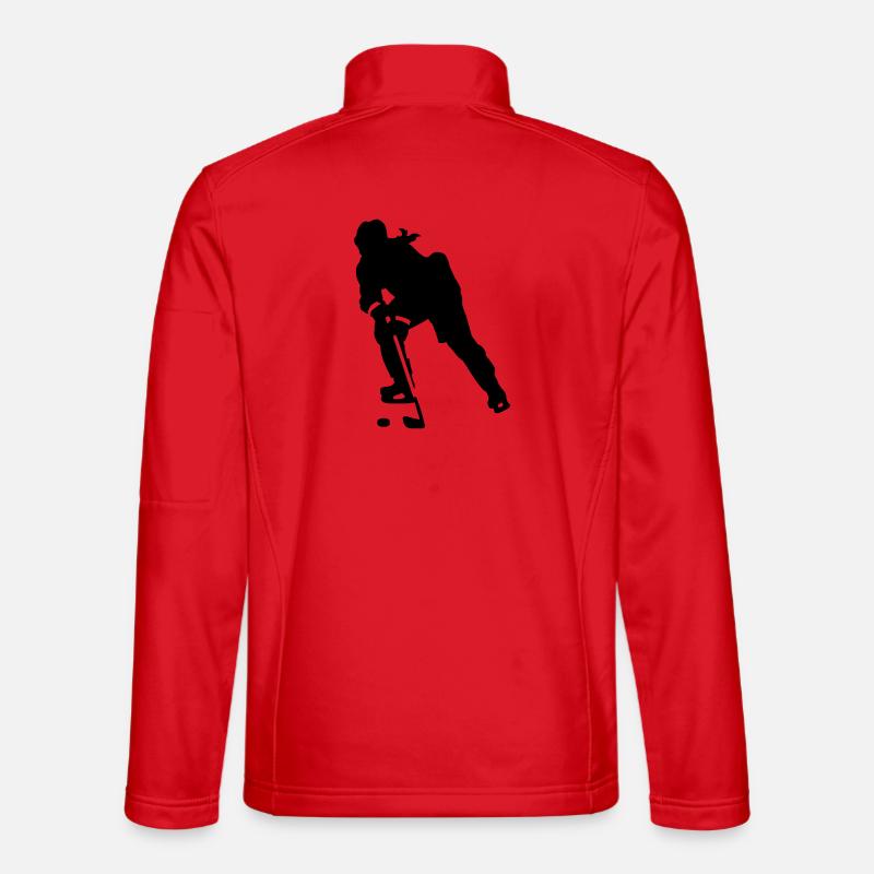 Frauen Eishockey - Unisex Softshelljacke - Rot