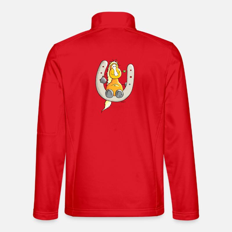Glückspferd - Pferd - Glück Unisex Softshelljacke