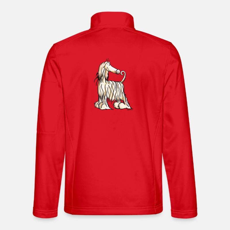 Aurelie Afghane - Unisex Softshelljacke - Rot