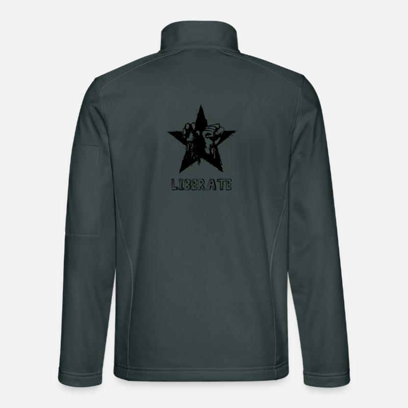 Pfote und Faust - Liberate Unisex Softshelljacke