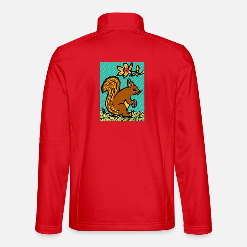 Eichhörnchen I Tier I Urlaub I Wald I EG Unisex Softshelljacke