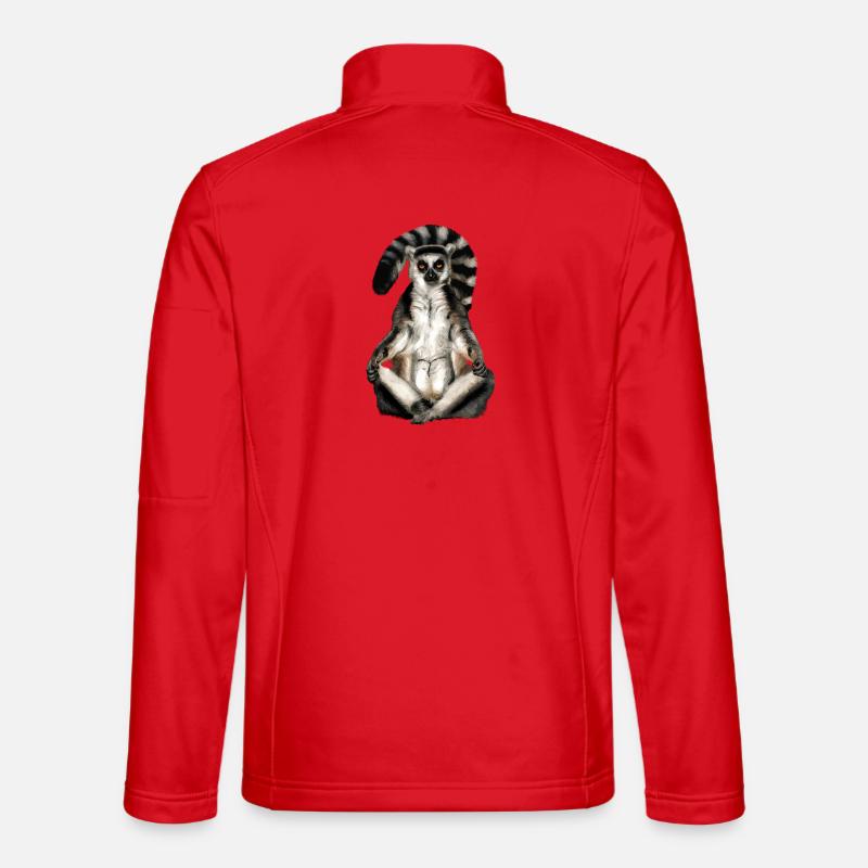 Lemur Katta - Unisex Softshell Jacket - red