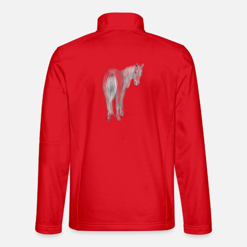 Pferd Unisex Softshelljacke