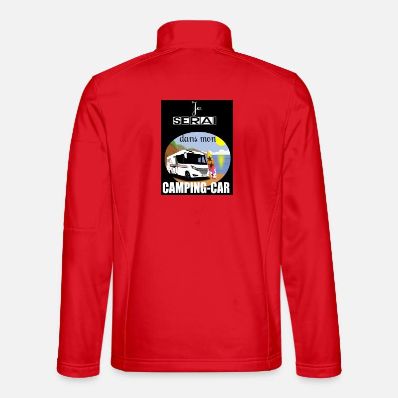 Motorhome in the sun - Unisex Softshell Jacket - red