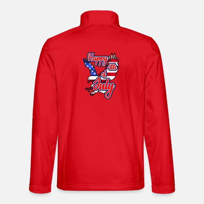 Joyeux 4 juillet - Jour de l’Indépendance Veste en tissu softshell Unisexe