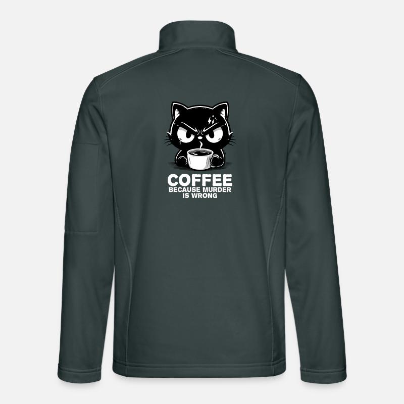 Murder is wrong (dark) Unisex Softshell Jacket