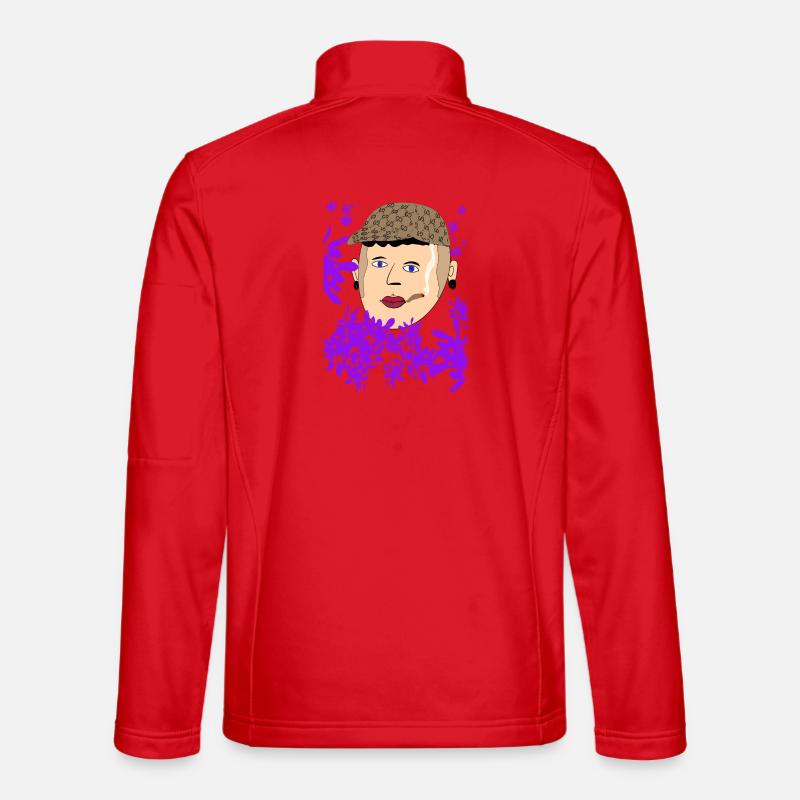 Talahon Kinderzeichnung - Unisex Softshelljacke - Rot