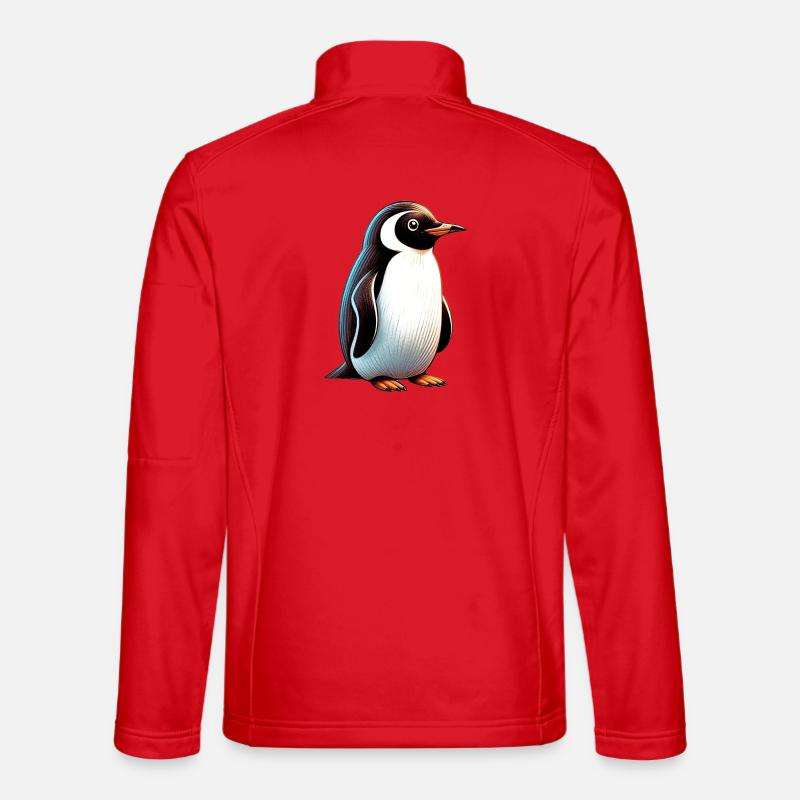 Penguin - Unisex Softshell Jacket - red