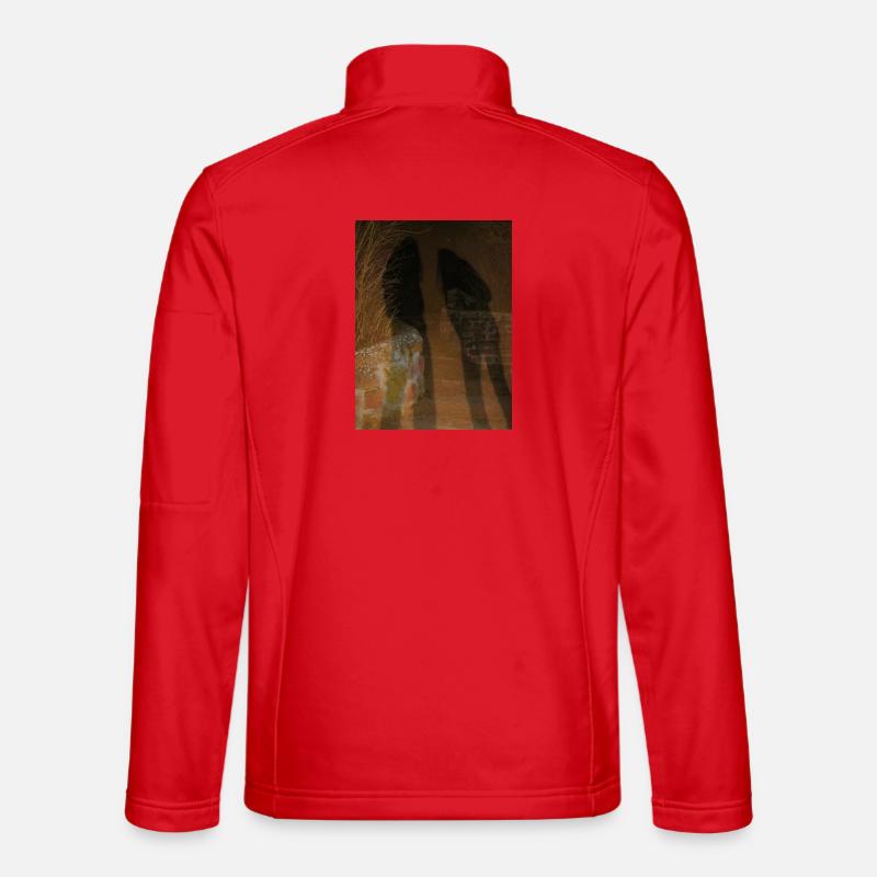 Together on ancient steps - Unisex Softshell Jacket - red