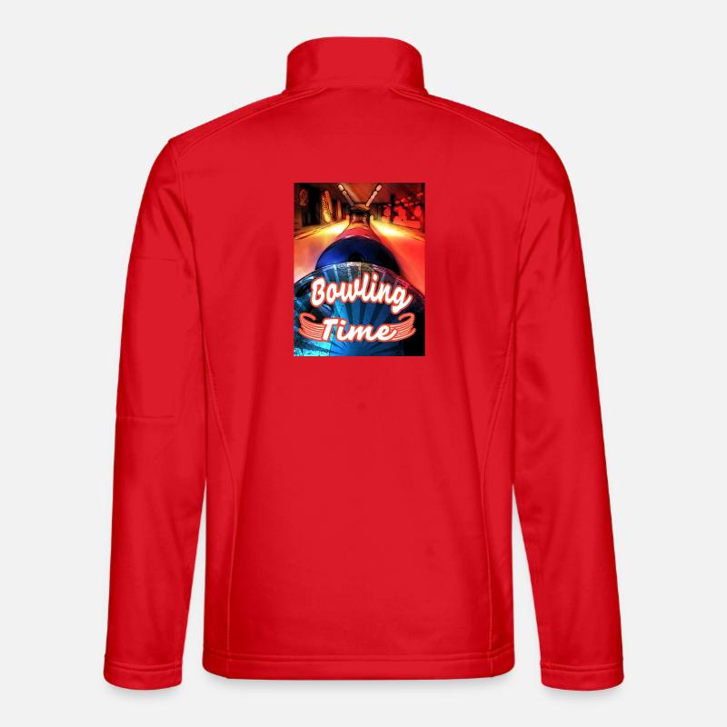 Its Bowling Time - Unisex Softshell Jacket - red