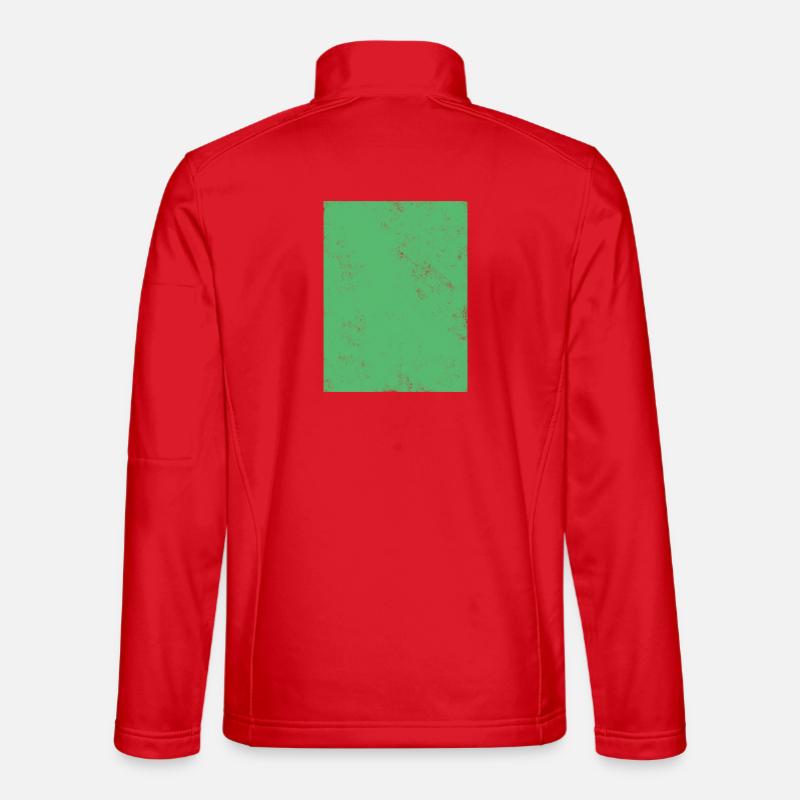 Green gradient with smooth transitions - Unisex Softshell Jacket - red