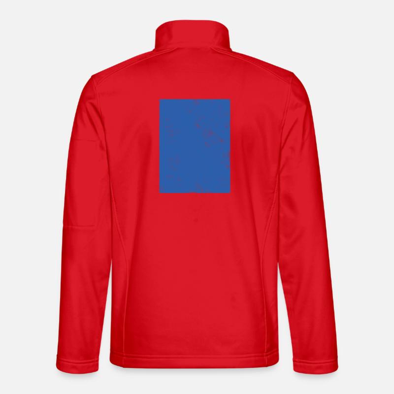 Simple blue gradient design Unisex Softshell Jacket