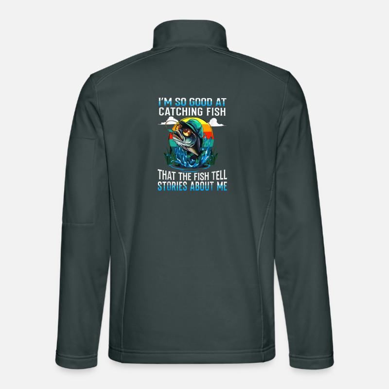 Catching Fish Stories Tee Unisex Softshell Jacket
